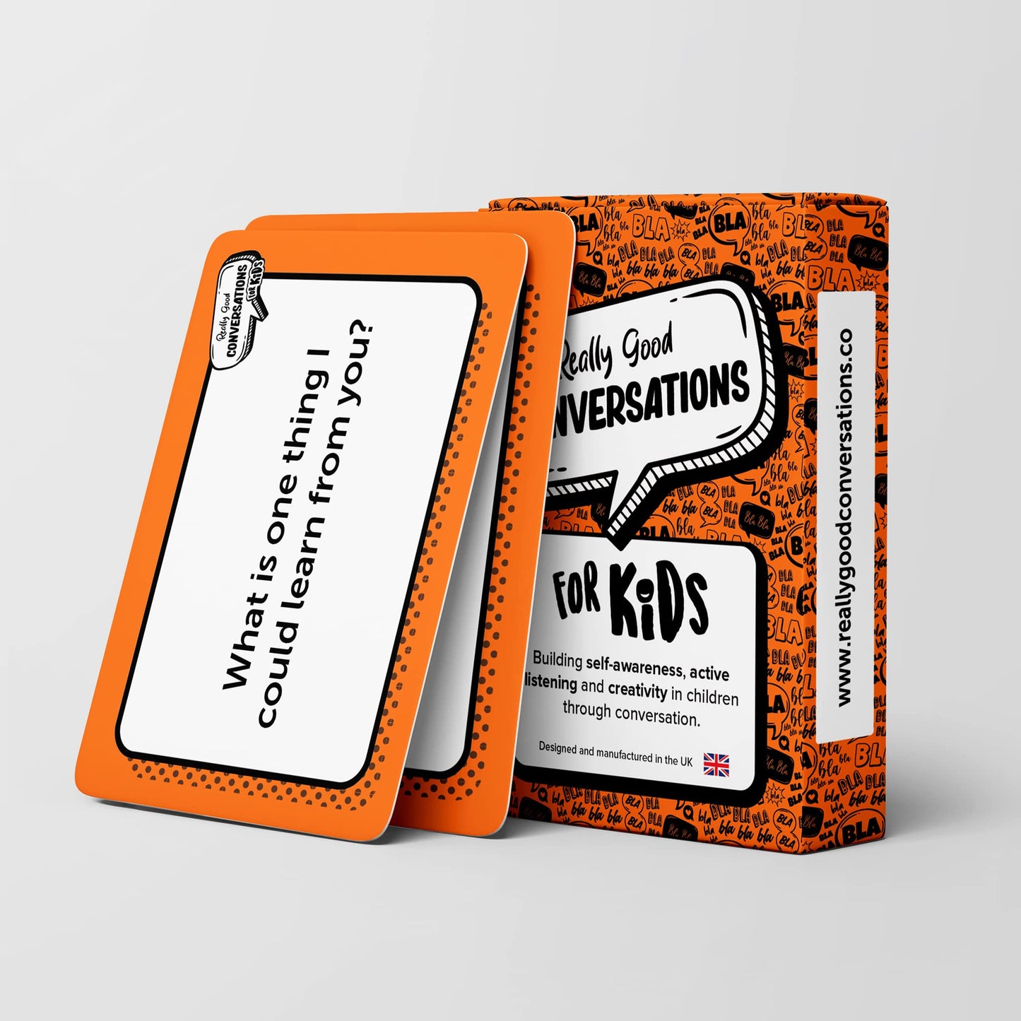 Really Good Conversations for Kids: Vol. 1 - UK Made Conversation Cards for Kids, The Fun Family Game that Develops Communication Skills, Active Listening, ADHD Aids, the perfect kids card game