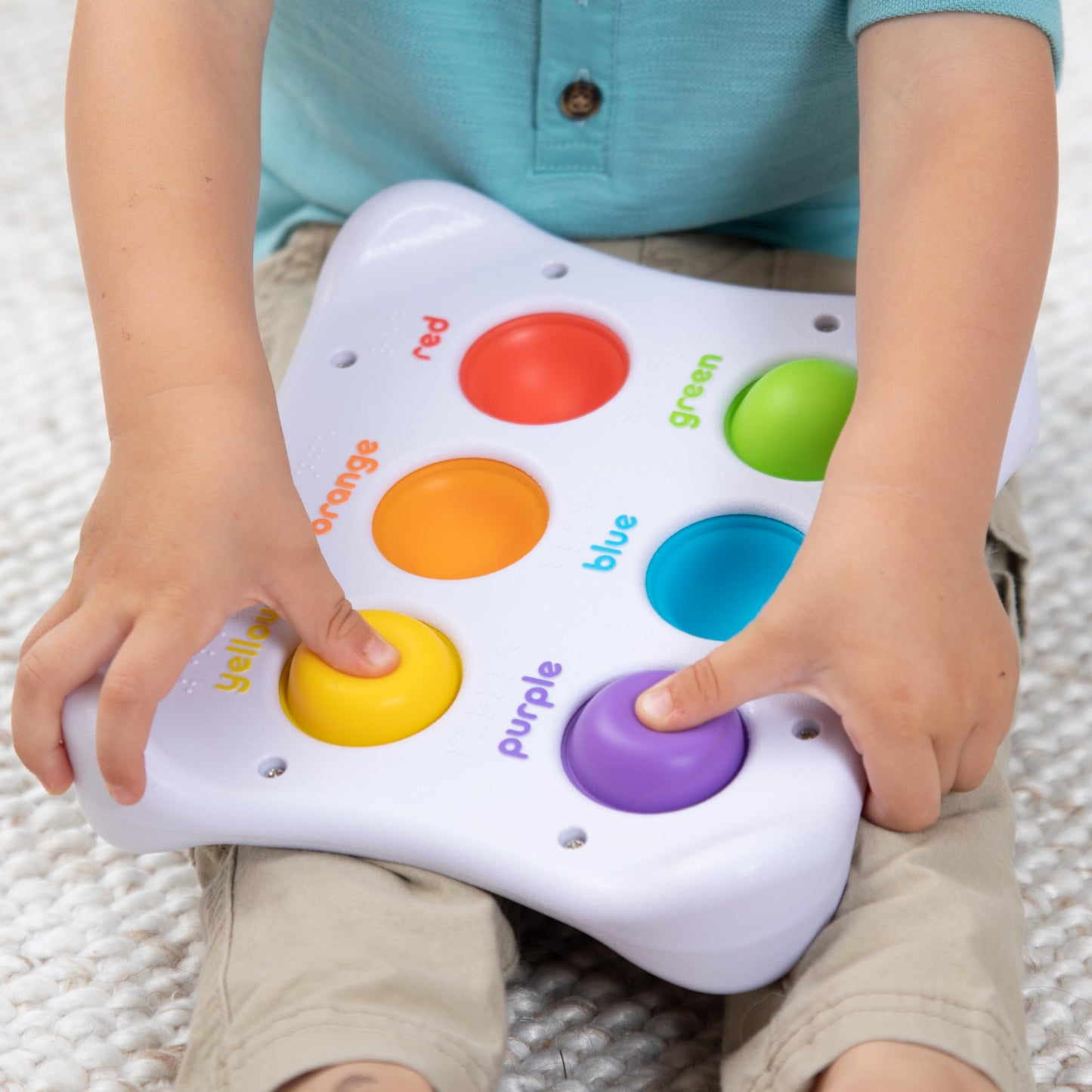 Fat Brain Dimpl Duo, Early Development Sensory Toy, Push and Pop, Colourful for Boys & Girls Aged 12 Months+