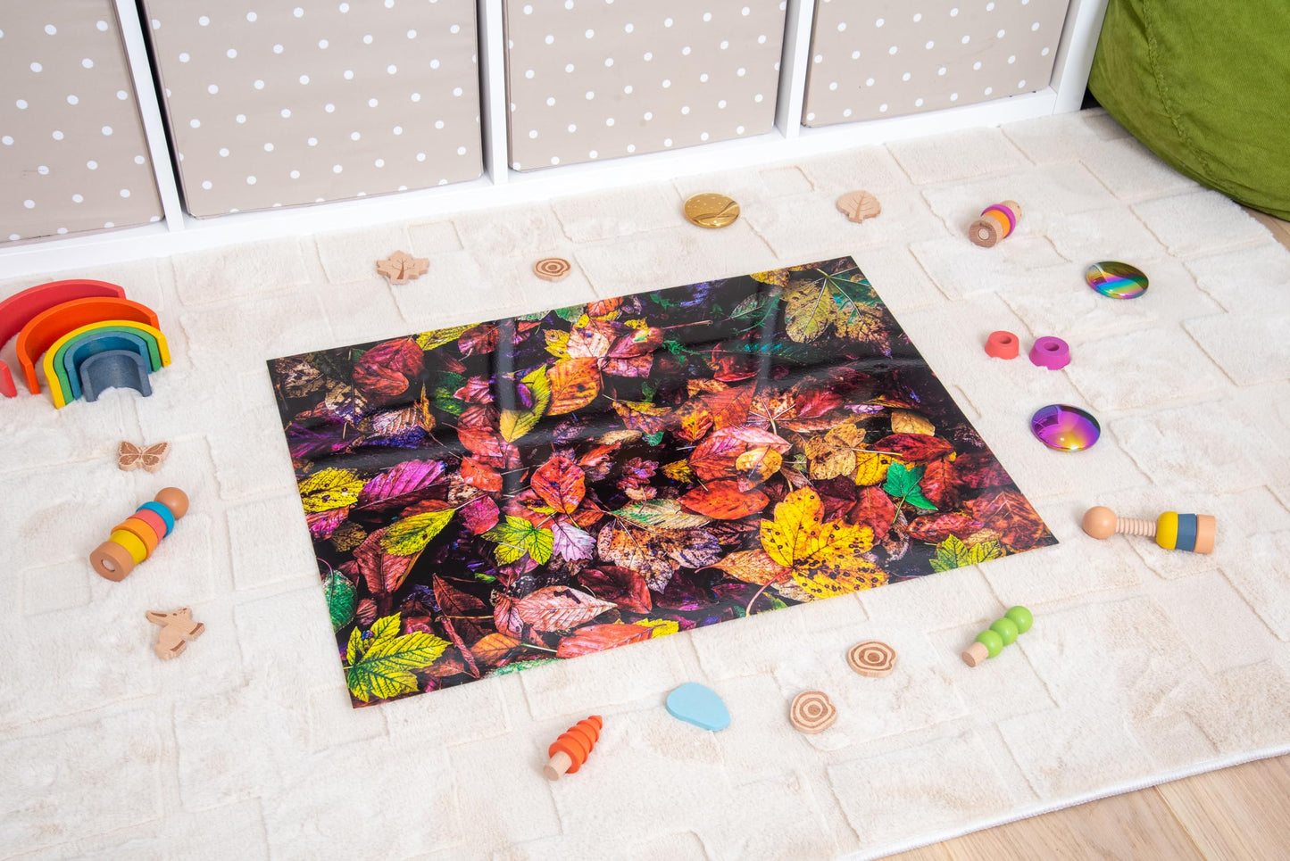 tickit 73578 Autumn Leaves A2 Play Mat - Sensory Mat - Toy Mat - Exploration