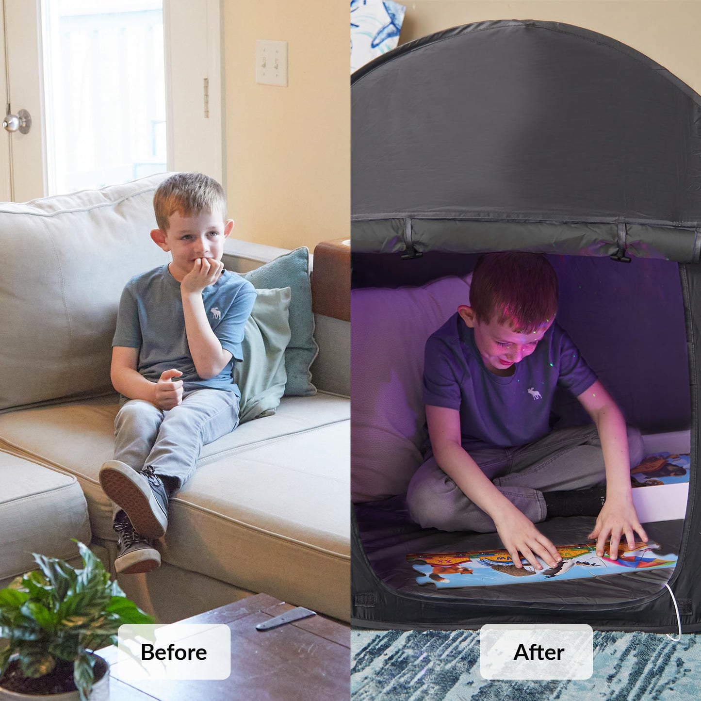 Sensory Tent | Calm Down Tent For Children To Play And Relax | Sensory Corner | Helps With Autism