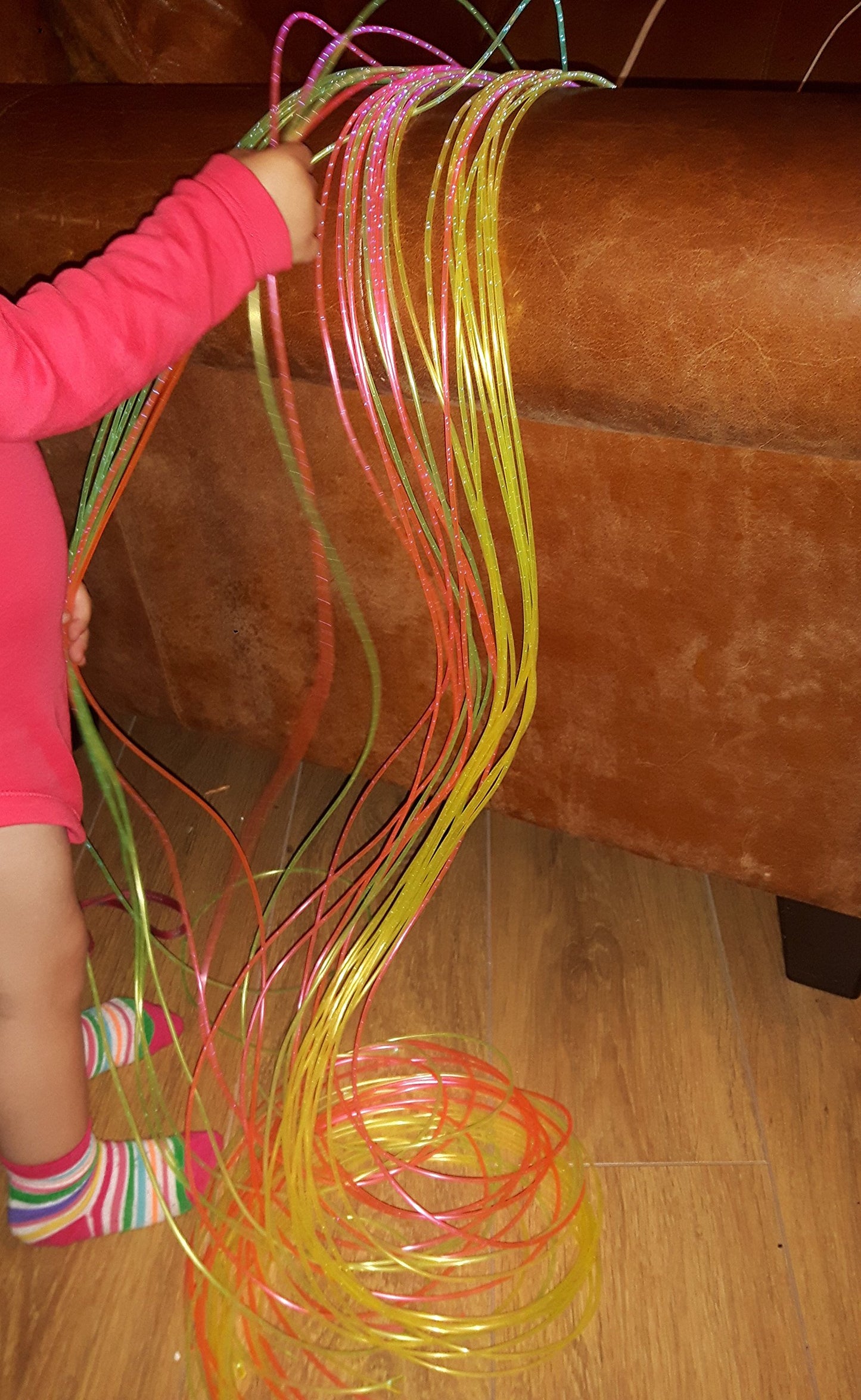 Fibre Optic Sensory harnes (30x200 cm) Autism, Children - muloticolour UV Tube, Mood, Speciality Light