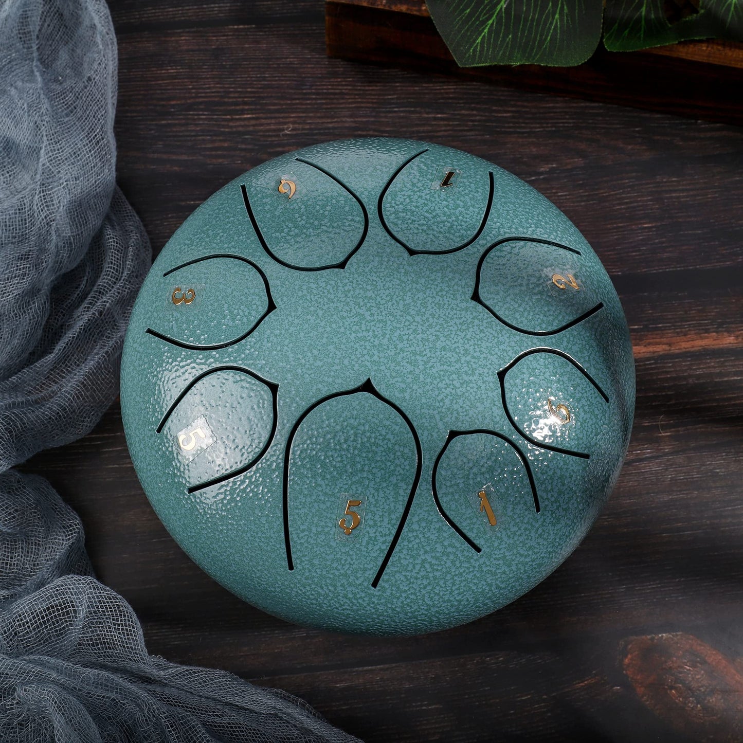 Steel Tongue Drum 6inch Tongue Drum for Kids Preschool Activities Drum Instrument Steel Tongue Drum…