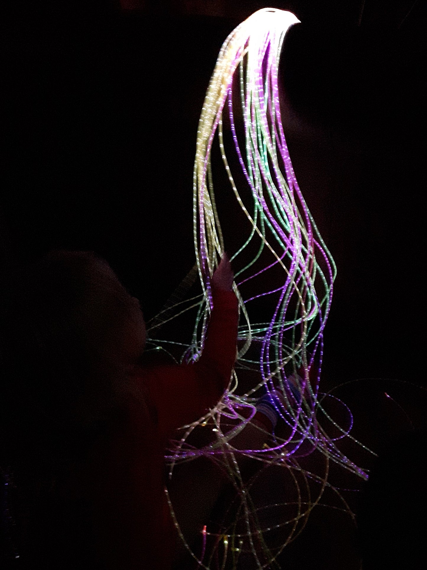 Fibre Optic Sensory harnes (30x200 cm) Autism, Children - muloticolour UV Tube, Mood, Speciality Light