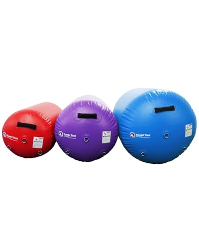 Tumbl Trak Grow Through Movement Air Barrel for Pediatric Occupational Therapy - Sensory Integration and Play Therapy for Neurodivergent Children (Purple, 75 cm)