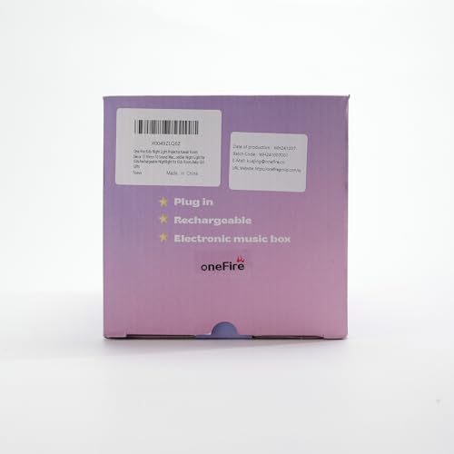 One Fire Night Light for Kids, Toys with 15 Films & 15 White Noises, Rechargeable 1200mAh Toddler Night Light with 360° Rotation, Remote Control Unicorn Gifts for Girls, Toys for 3-12 Year Old Girls