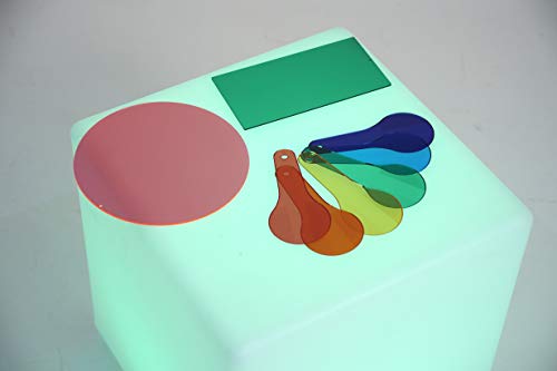 tickit Sensory Mood Light Cube – Colour Changing LED Seat and Night Light for Sensory Play, Autism, Calming Spaces and Bedrooms – Rechargeable & Water Resistant