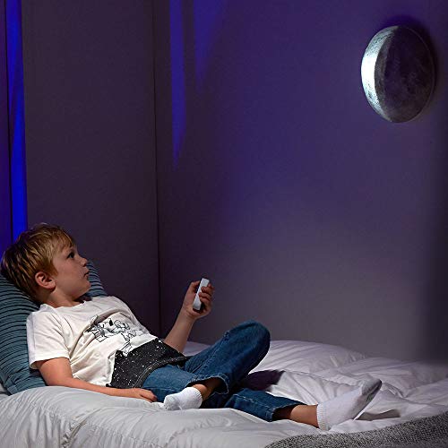 Uncle Milton | Moon In My Room Light | Glowing Moon Light, Night light, Bedroom Wall Light | Basic Fun 05102 - Packaging may vary
