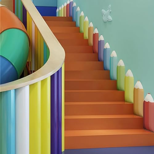 3D Anti-Collision Wall Padding, 4pcs Pencil Shaped Upholstered Wall Panels, Peel and Stick Headboard, Playroom Decor Wall Padded, Nursery Sensory Wall Stickers (Green, 4)