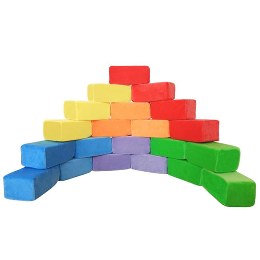 Wonder Space Plush Foam Block - Nursery Building & Stacking Toys for Toddlers Boys & Girls