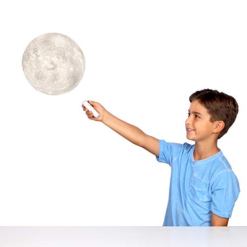 Uncle Milton | Moon In My Room Light | Glowing Moon Light, Night light, Bedroom Wall Light | Basic Fun 05102 - Packaging may vary