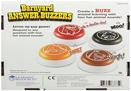 Learning Resources Farmyard Buzzers
