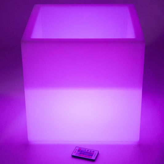 TickiT Sensory Mood Play Cube, LED Colour-Changing Sensory Light Table, Messy Play