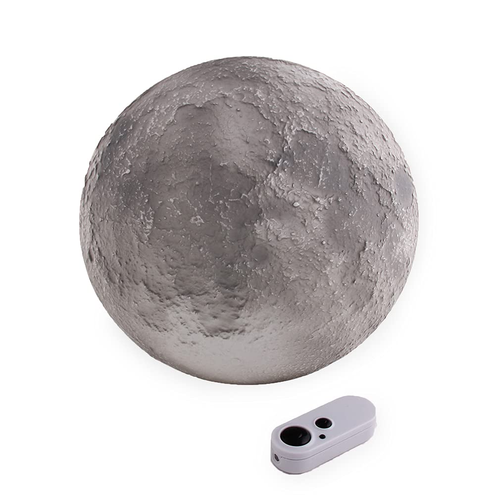 Uncle Milton | Moon In My Room Light | Glowing Moon Light, Night light, Bedroom Wall Light | Basic Fun 05102 - Packaging may vary