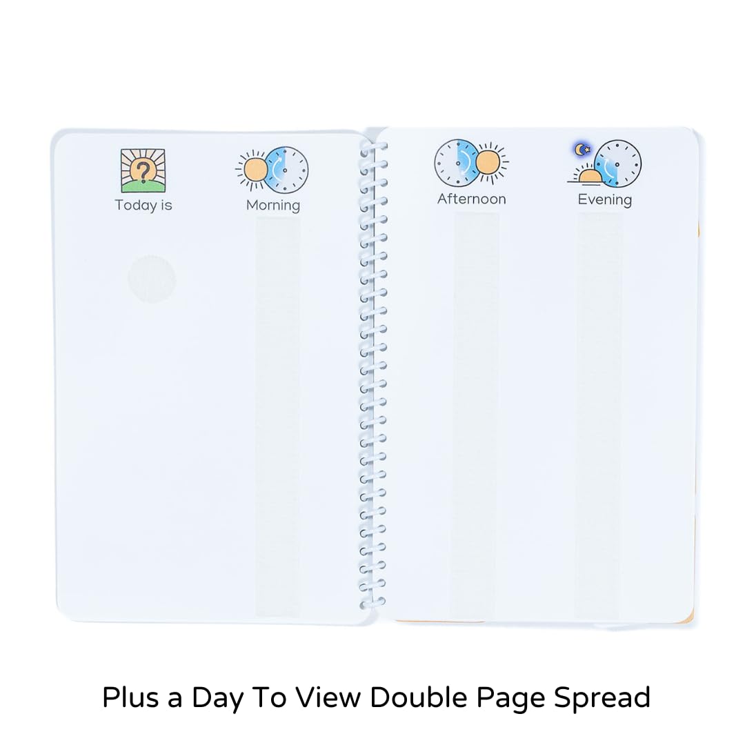 Visual Planner by Create Visual Aids Weekly Planner & Daily Planner for Adults with Visual Symbols for dementia, autism, visual timetable