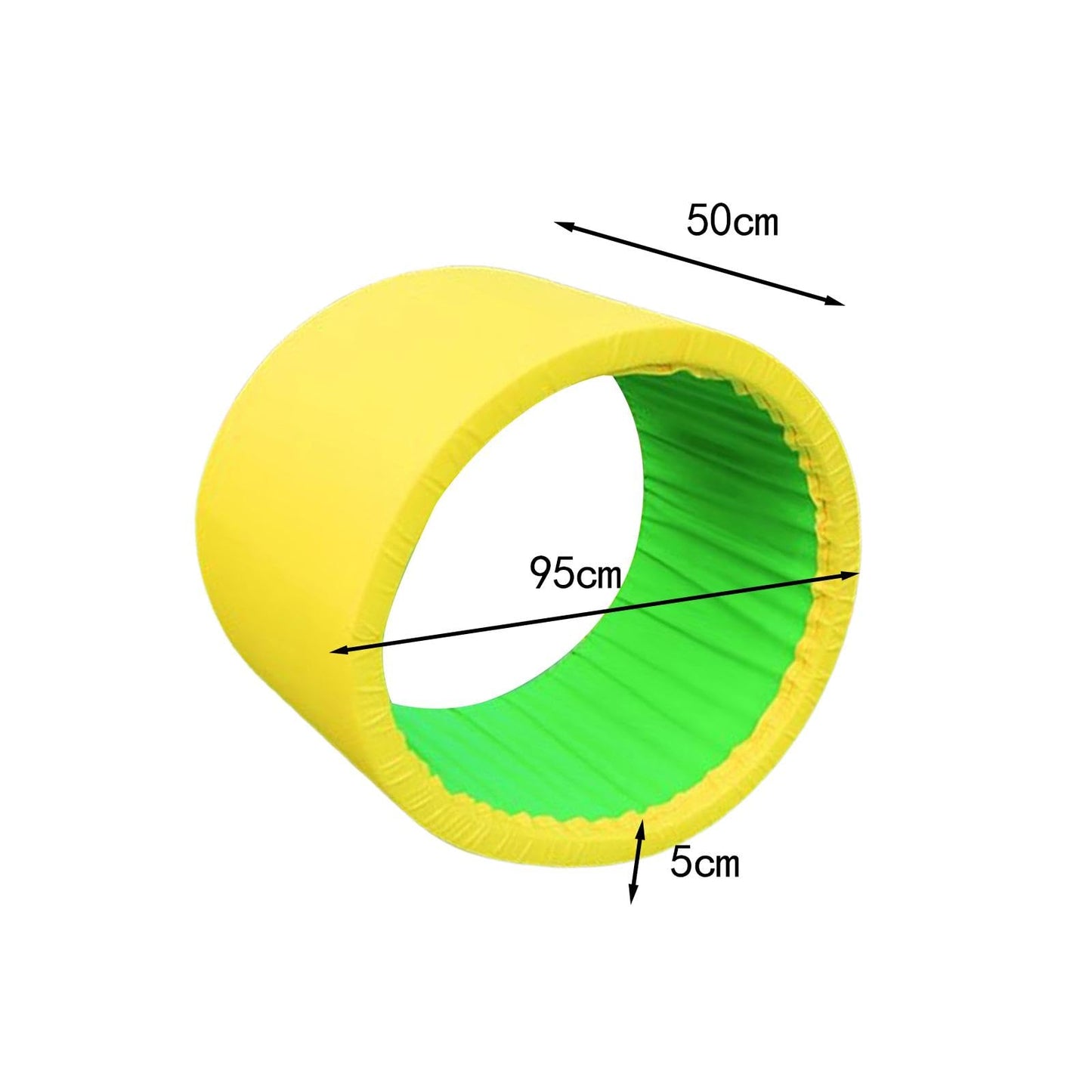 rockible Circular Crawling Rolling Wheel, Outdoor Physical Games, Kids Sensory Training E