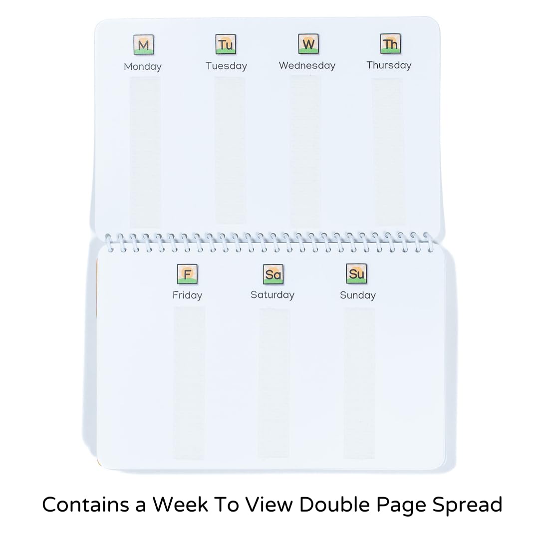 Visual Planner by Create Visual Aids Weekly Planner & Daily Planner for Adults with Visual Symbols for dementia, autism, visual timetable