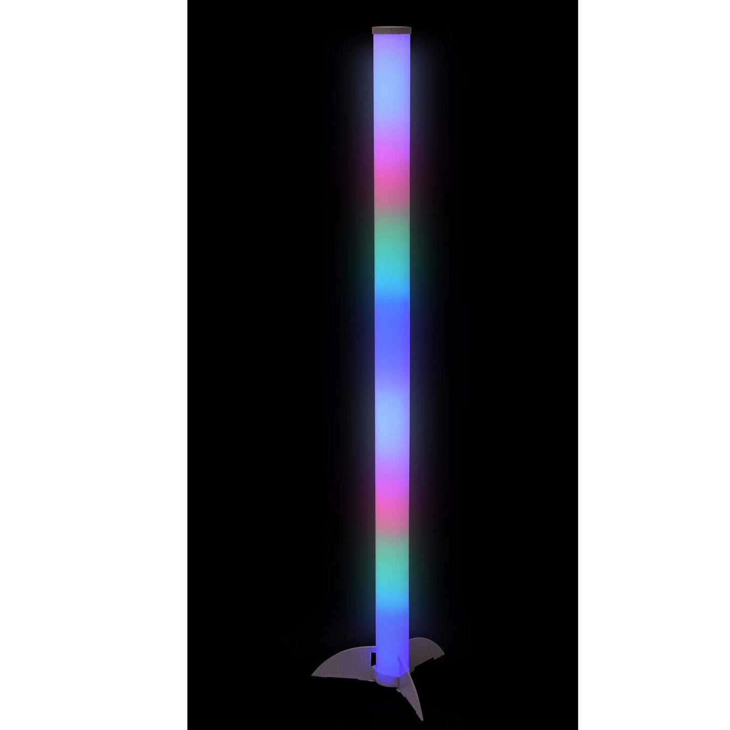 LED Colour Changing Rocket Light Tube Luminous Flux with Remote 100cm Dimmable Colour Changing LED Floor Lamps for Living Room by Playlearn