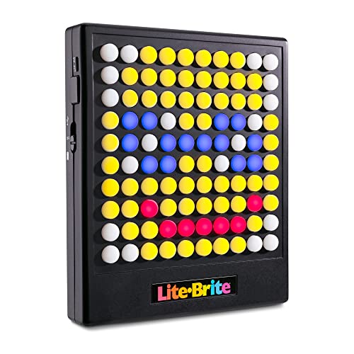 Basic Fun Lite-Brite | Touch | Light Up Drawing Board, LED Board with Colours, Light Up Toys for Creative Play, Glow Art Neon Effect Drawing Board, Light Toys for Kids Ages 4 02355