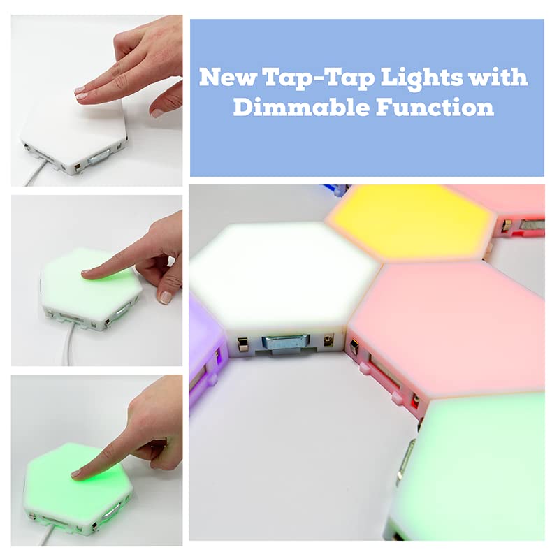 Bright Autism Tap-Tap Touch Sensory Lights – Dimmable Room Lighting for Therapeutic & Educational Play.