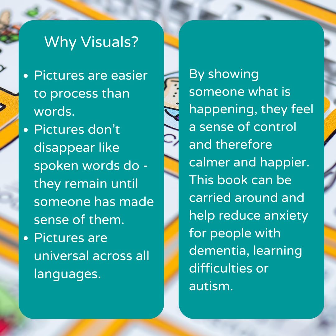 Visual Planner by Create Visual Aids Weekly Planner & Daily Planner for Adults with Visual Symbols for dementia, autism, visual timetable