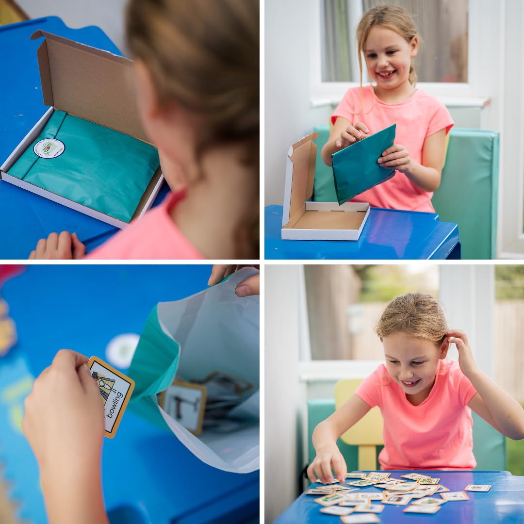 Visual Aids Visual Symbols Pecs Cards to support communication, routine & transition for autism, send, adhd, down's syndrome, learning difficulties. (Activities and Places - Standard)