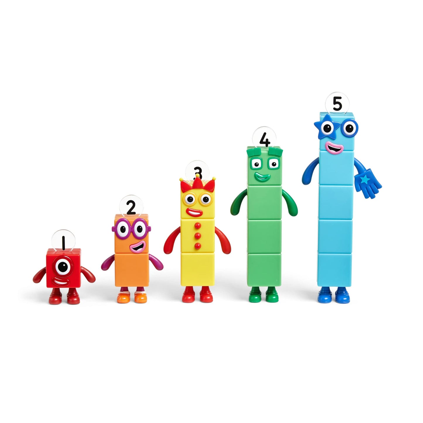 Learning Resources Numberblocks Friends One to Five, Official Collectible Toys