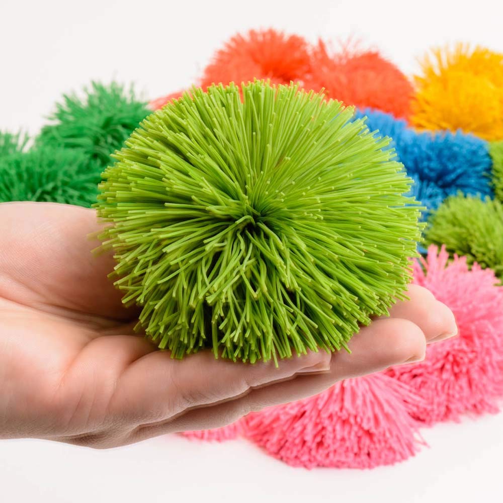 Eduk8 Childrens Fuzzee Ball - Indoor & Outdoor Catch and Throw | Developing Hand-Eye Coordination | x 1 Fuzzee Ball (30 Pack)