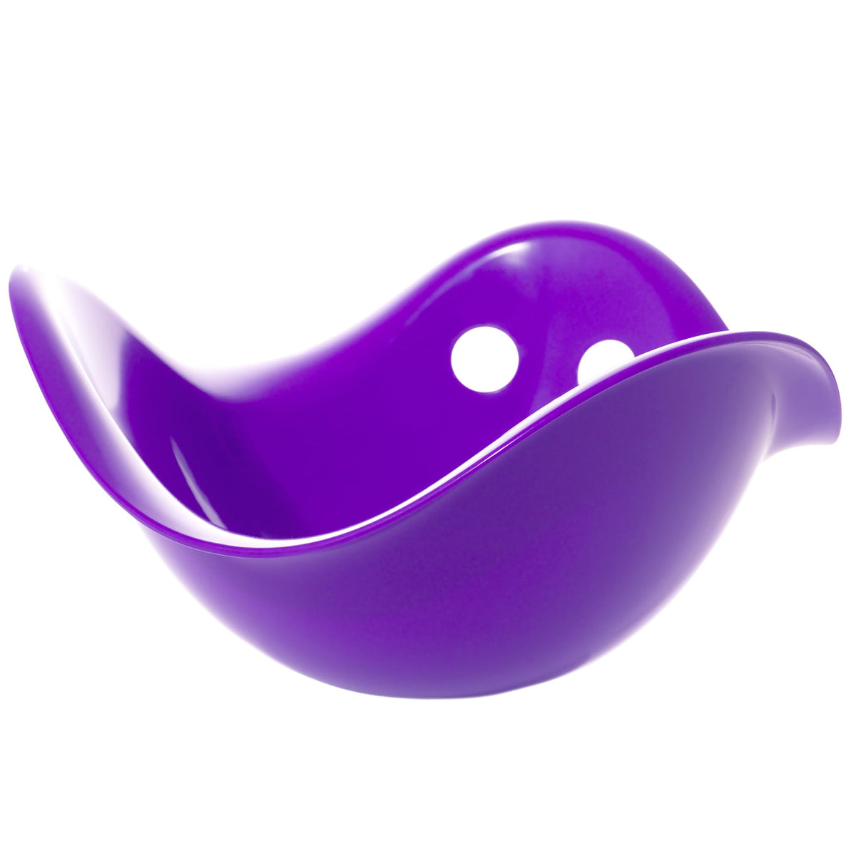MOLUK Bilibo Open-Ended Sensory Toy for Toddlers & Kids, Swiss Design for Balance, Spinning & Imaginative Play, Durable Indoor & Outdoor Toddler Toy for Children Aged 2+, Purple