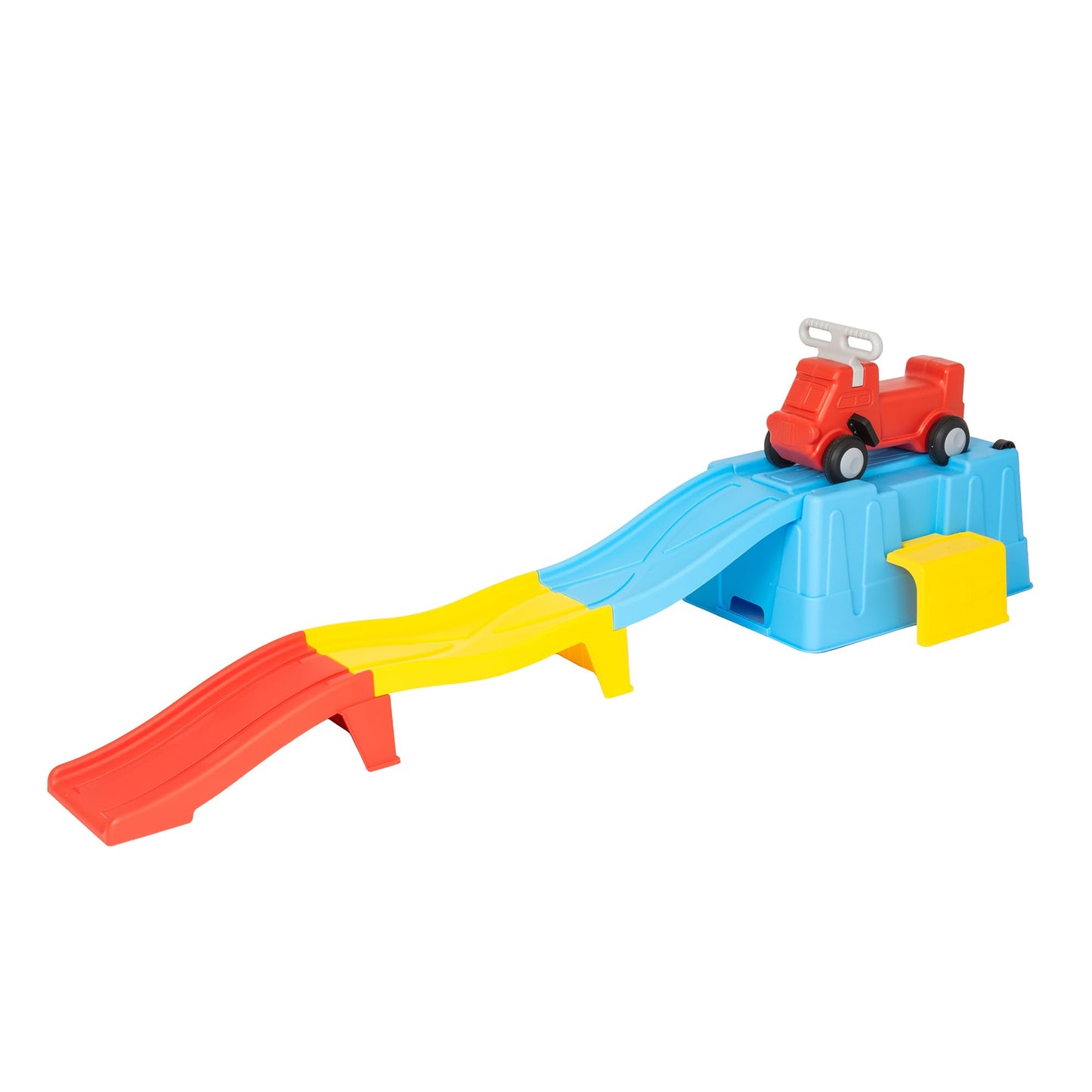 MagicMeadow Roller Coaster Toy for Toddlers | Blue, Red & Yellow