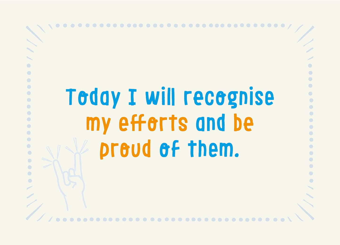 Happy Confident Me Affirmation Cards - Kids affirmation cards to develop positive thinking