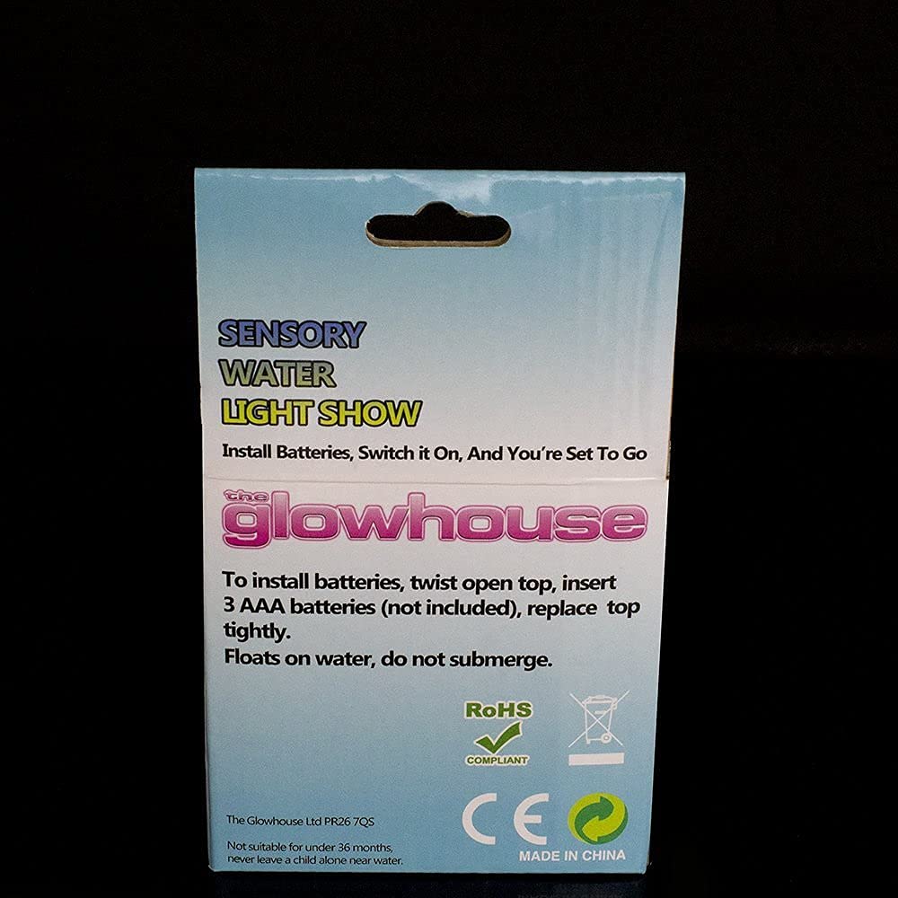 The Glowhouse SENSORY BATH DISCO LIGHT WATER LIGHT SHOW - SENSORY, AUTISM, SPECIAL NEEDS