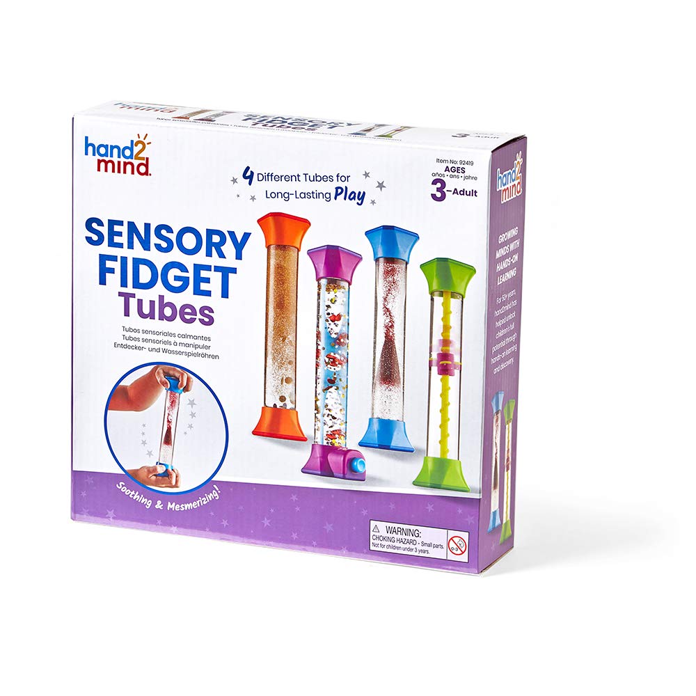Learning Resources Sensory Fidget Tubes, Toys for Autism, ADHD, Stress & Anxiety Relief