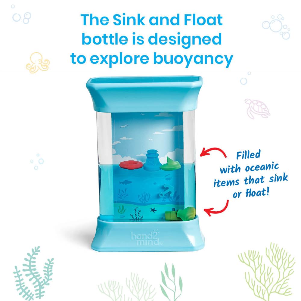 Learning Resources Exploring Ocean Forces Sensory Tubes, Sensory Toys, Ages 3+, Calming Fidget, 2 Tubes