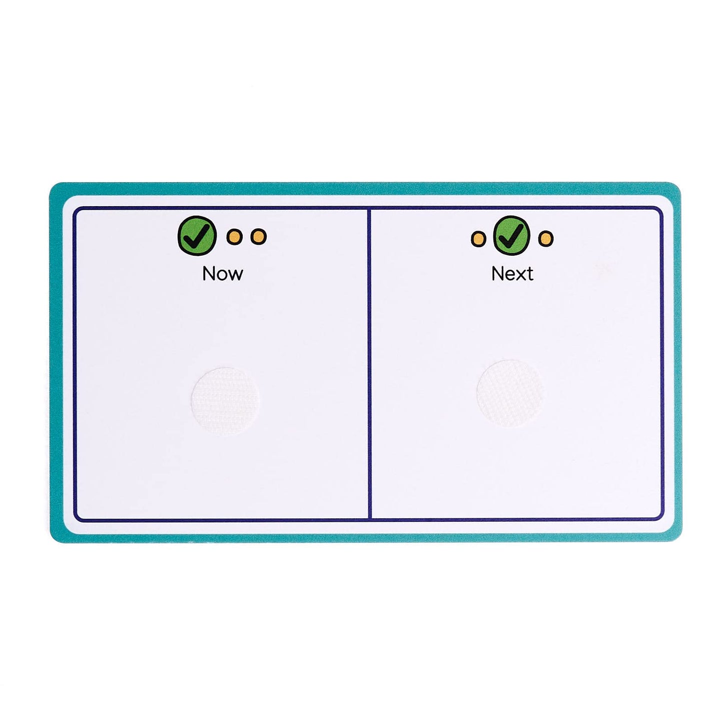 Now and Next Board with hook coins to support visual communication, routine, transition for autism, adhd, speech and language, learning difficulties, preschoolers and early years. (Green)