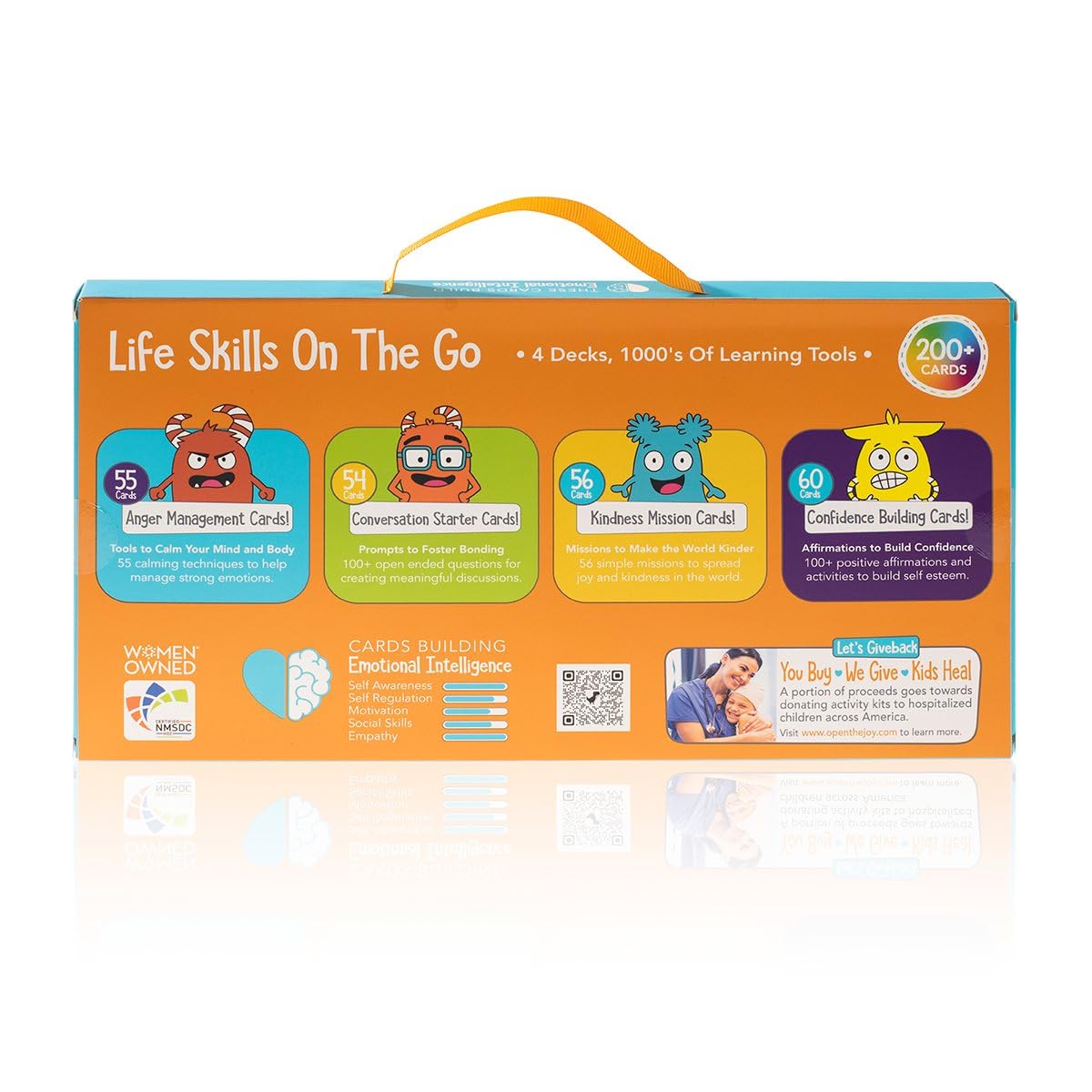 Colourful Life Skills On The Go, Learn About Life Skills, Educational Flashards for Life Skills, Travelling Games for Kids, Ages 4+