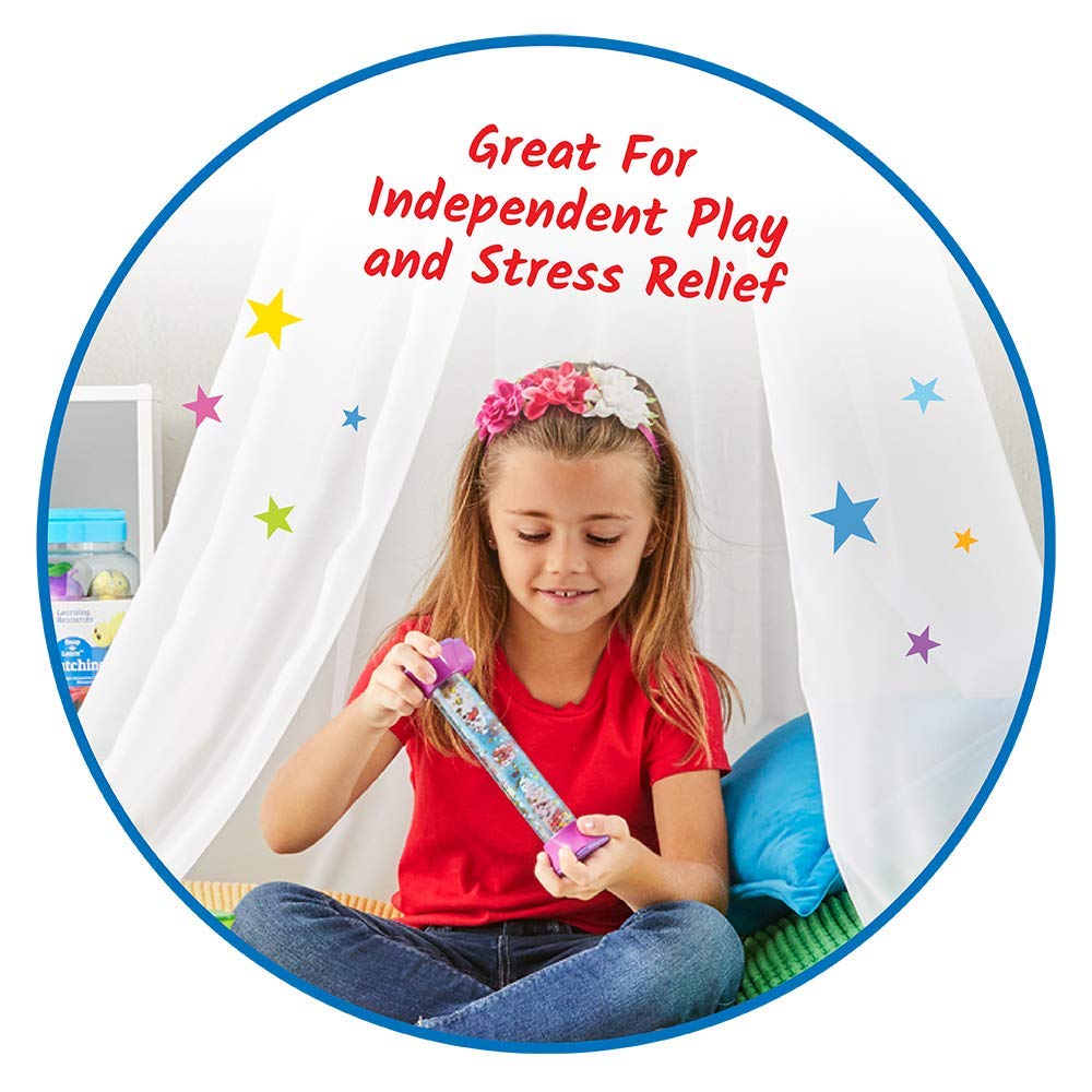 Learning Resources Sensory Fidget Toy Kit for Kids Stress & Anxiety Relief Items & Toys For Quiet Focus & SEL, Stress Ball, Playfoam, Sensory Bottle, Fidget Tubes, & Rainbow Coil Spring