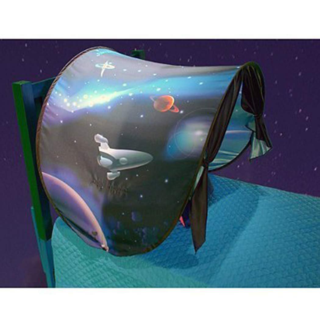 Bed Tents For Girls Boys,Pop Up Tents For Kids With Light,Kids Dream Bed Tent,Sleep Tent,Children's Playrooms,Christmas Birthday Gifts (Space)