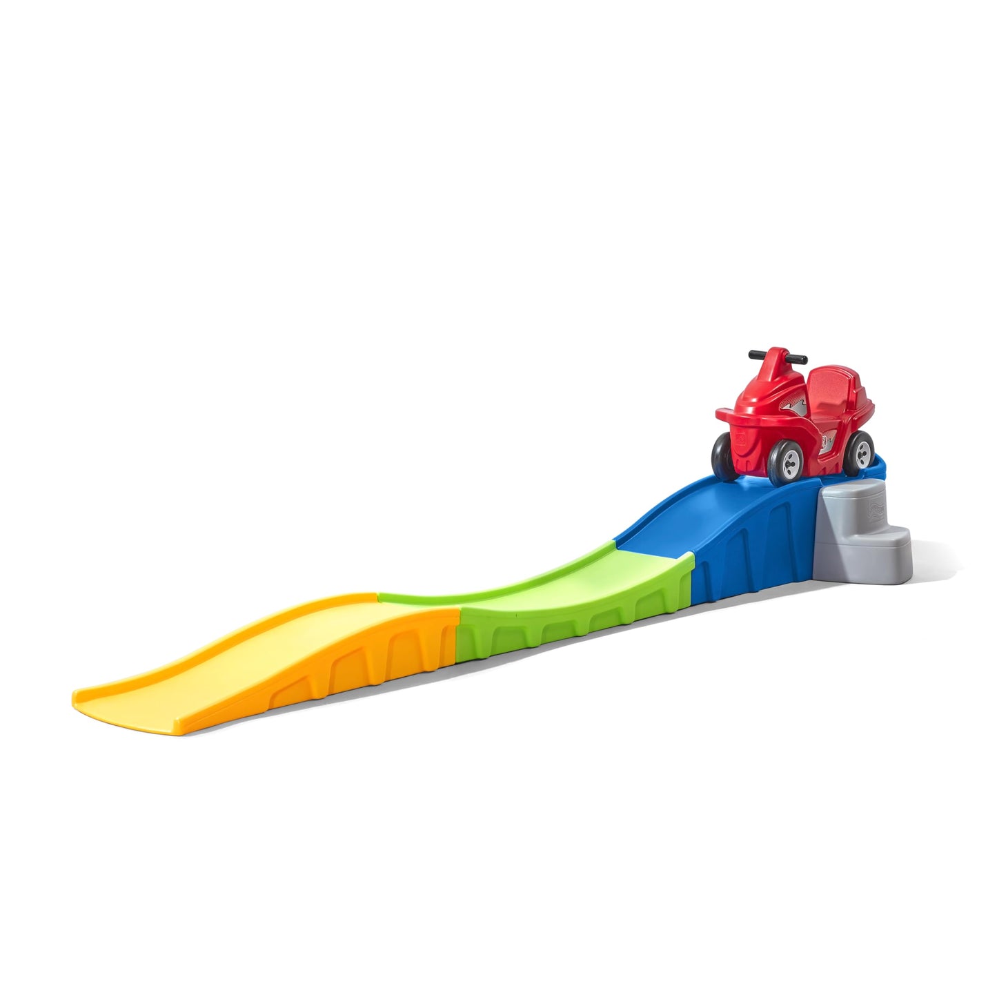 Step2 Anniversary Edition Up & Down Roller Coaster Toy for Kids, Ride On Push Car, Indoor/Outdoor Playset, Toddler Ages 2-5 years old, Compact Storage, Max Weight 50 lb., Multicolor