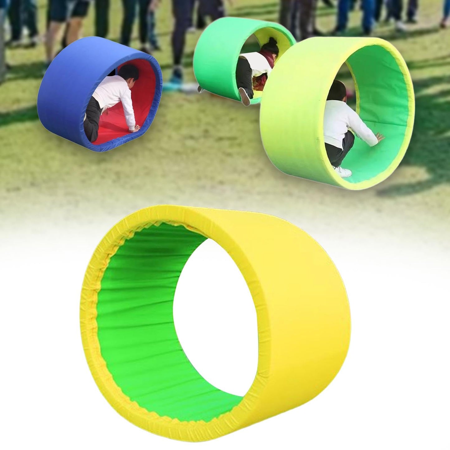 rockible Circular Crawling Rolling Wheel, Outdoor Physical Games, Kids Sensory Training E