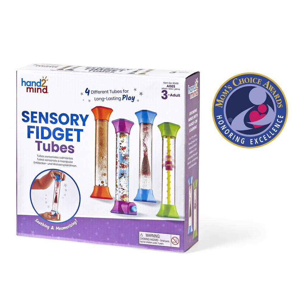 Learning Resources Sensory Fidget Tubes, Toys for Autism, ADHD, Stress & Anxiety Relief