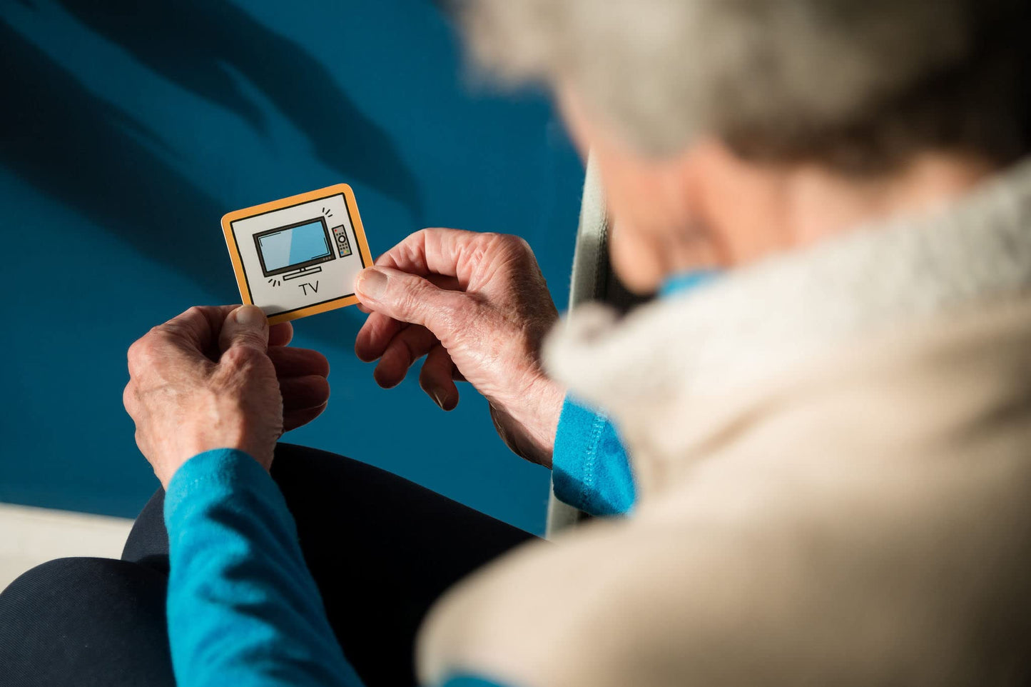 Visual Timetable for Adults Visual Schedule communication cards dementia board for stroke victims, dementia, learning difficulties (Red)