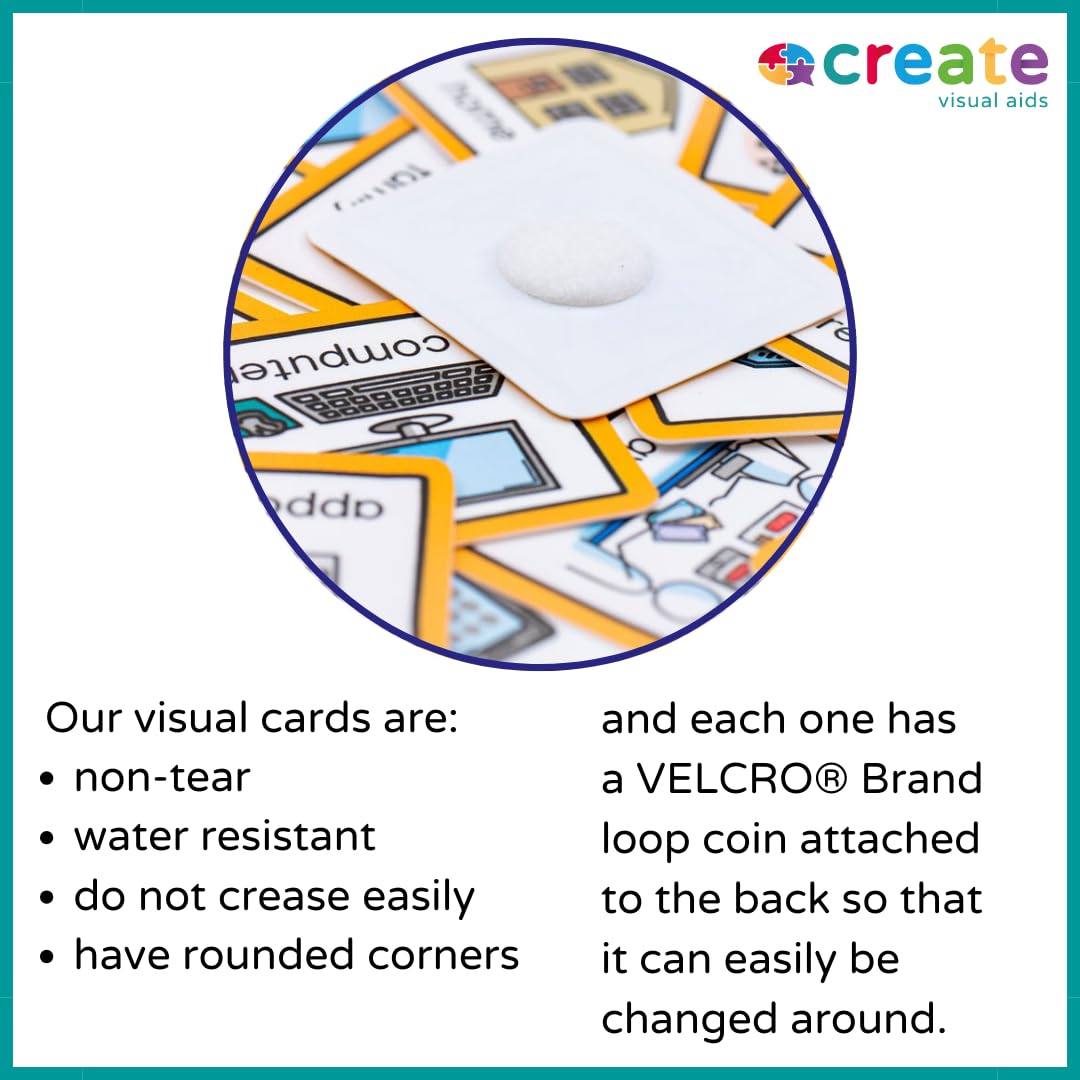 Visual Planner by Create Visual Aids Weekly Planner & Daily Planner for Adults with Visual Symbols for dementia, autism, visual timetable