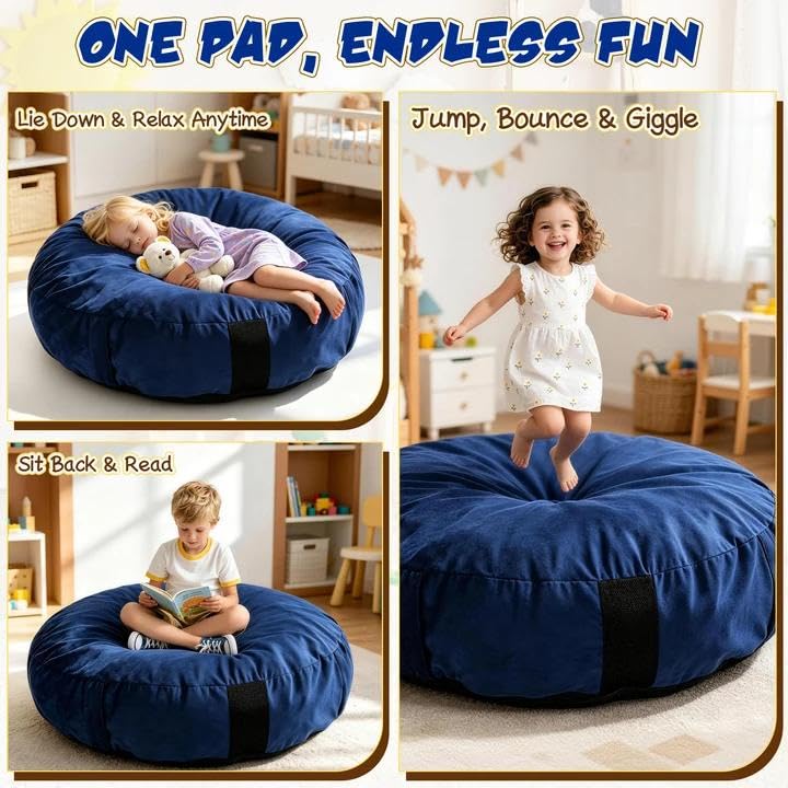 Sensory Crash Pad for Kids, Autism Crash Mat for Jumping, Climbing&Playing