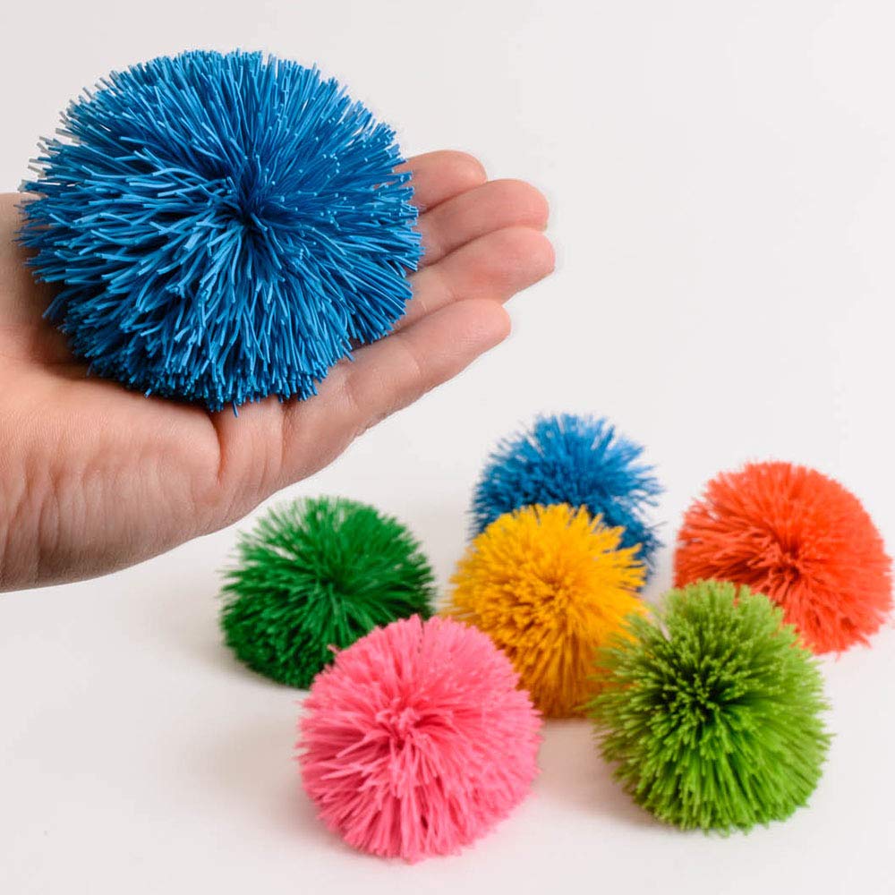 Eduk8 Childrens Fuzzee Ball - Indoor & Outdoor Catch and Throw | Developing Hand-Eye Coordination | x 1 Fuzzee Ball (30 Pack)