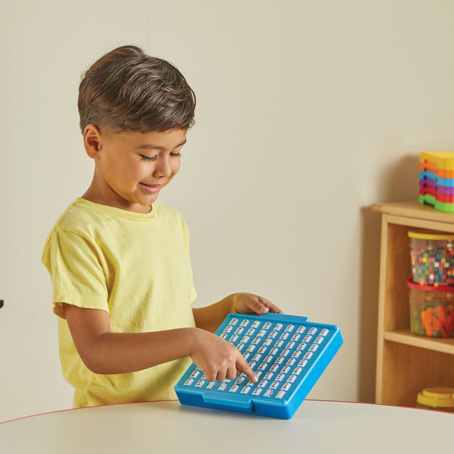 Learning Resources Addition Practice Board, Ages 3+, Learn Addition, Self-Checking Activity Board for Independent Learning, Solve 81 Maths Problems