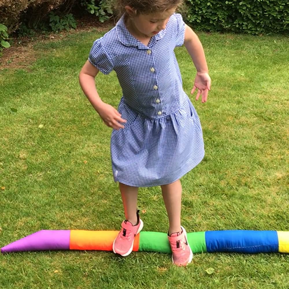 Eduk8 Children's Balancing Snake - Kids Toddler Wobble Rocker Swing Natural Core Child Balance Improver | Gymnastic Dancing Training
