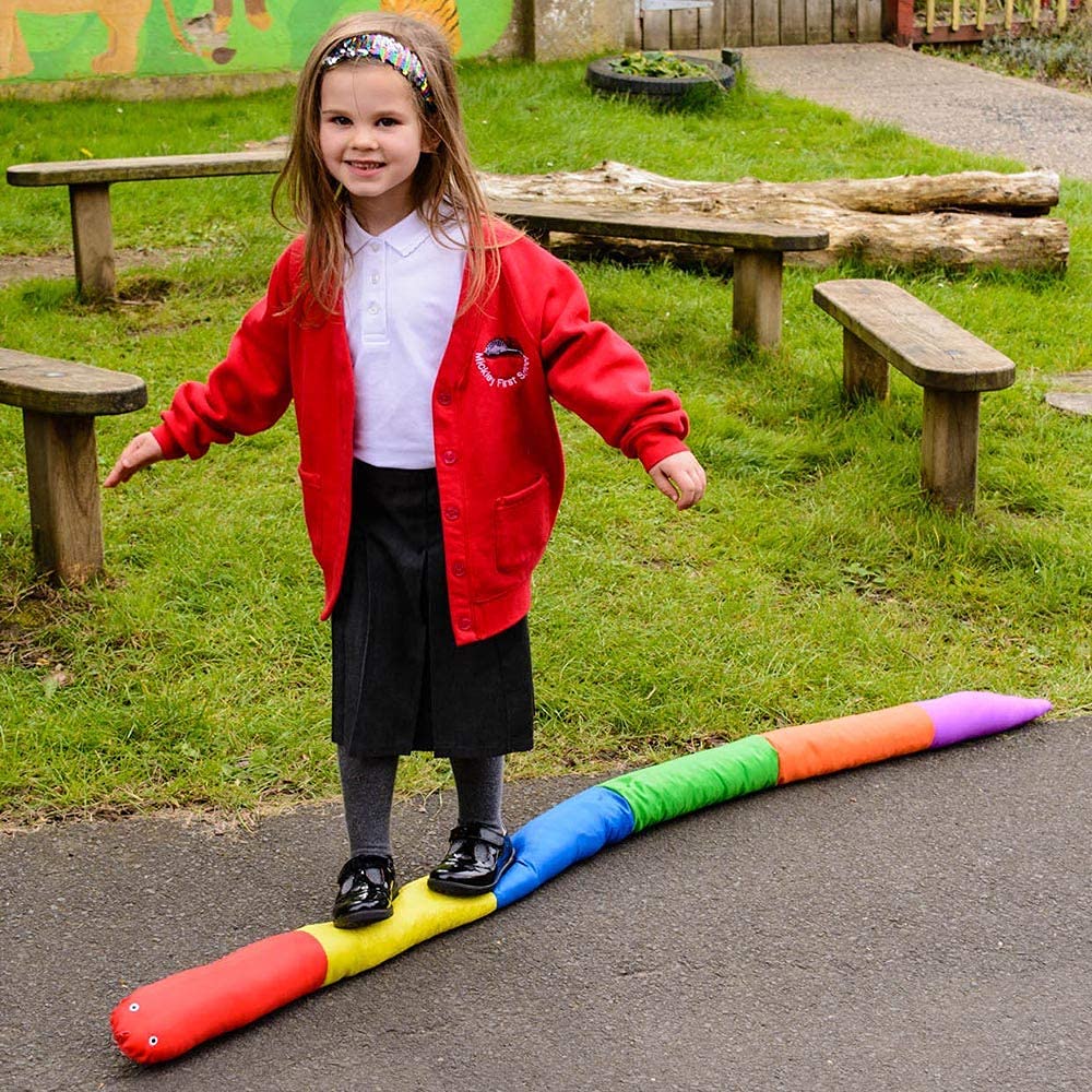 Eduk8 Children's Balancing Snake - Kids Toddler Wobble Rocker Swing Natural Core Child Balance Improver | Gymnastic Dancing Training