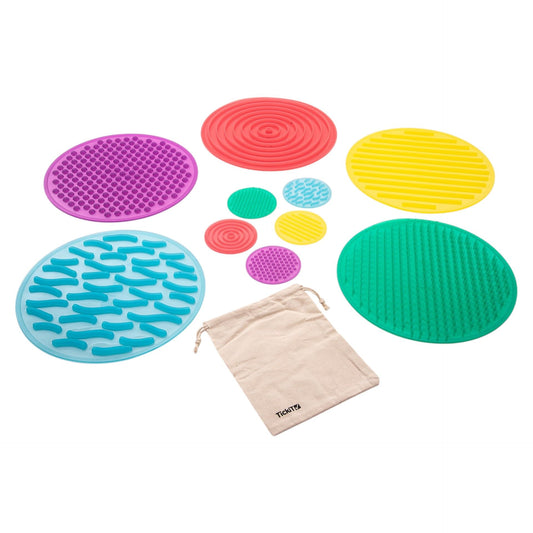TickiT SiliShapes Sensory Circle Set , Sensory Toys for Autism , Fidget Toys, Sensory Play