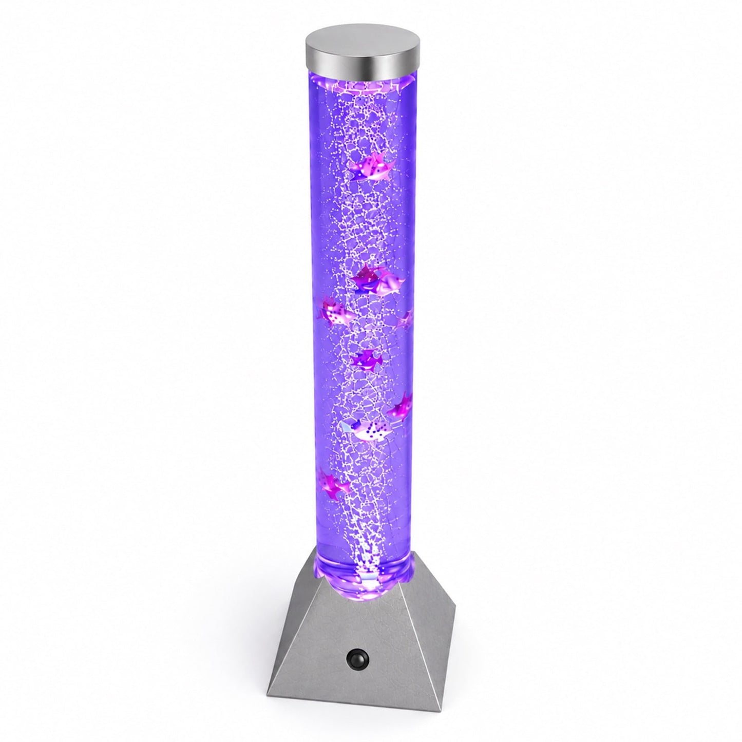 Oypla 120cm Colour Changing LED Water Bubble Fish Novelty Lamp