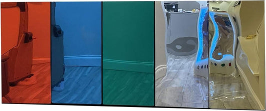 Playlearn 5 Extra Large Sensory Self Adhesive Acrylic Mirror for Autism&Special Needs Kids-Plastic